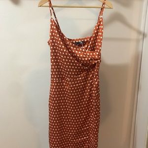 Satin BooHoo Dress NWT